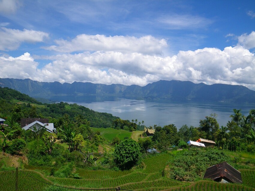 27. Озеро Манинджау, Западная Суматра, Индонезия