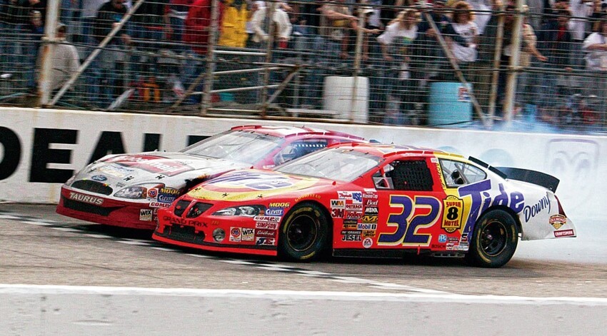 Крейвен и Буш, 2003 год, Carolina Dodge Dealers 400, Дарлингтон, 0,0026 с