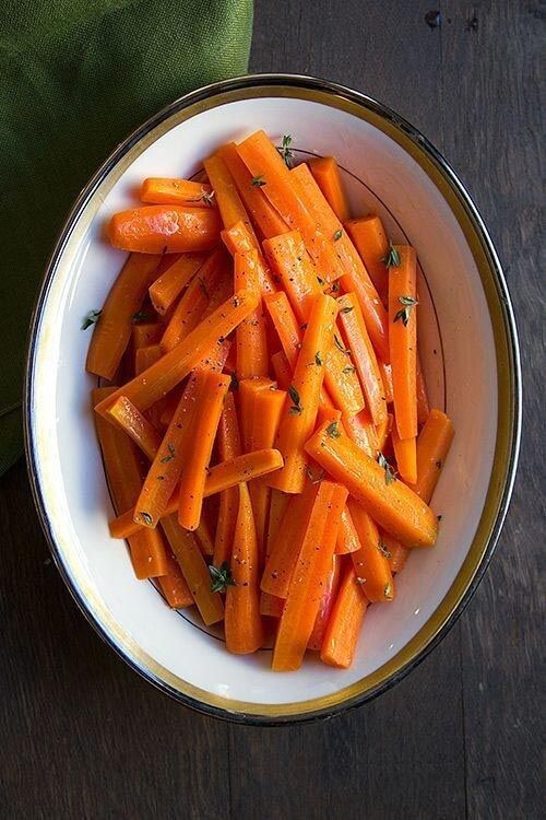 Глазированная морковь 