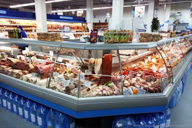 Цены на продукты в киевском супермаркете