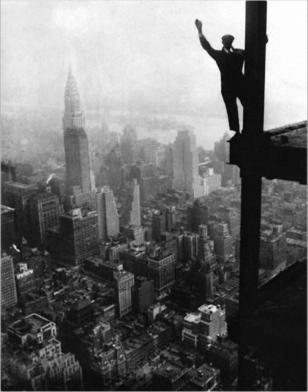 Самые головокружительные фотографии со строительства небоскребов Нью-Й