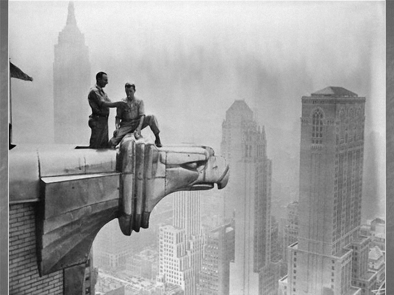 Самые головокружительные фотографии со строительства небоскребов Нью-Й