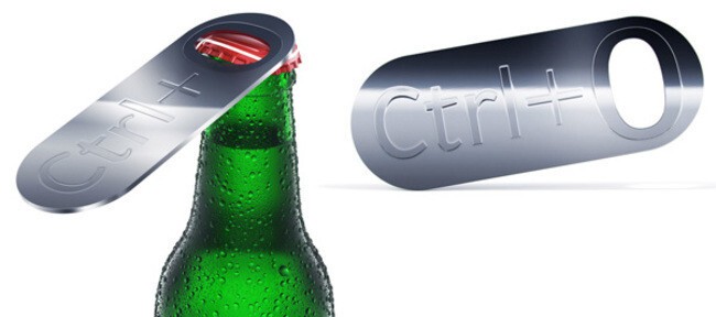 11. Открывалка для пивных бутылок "Ctrl+ O"