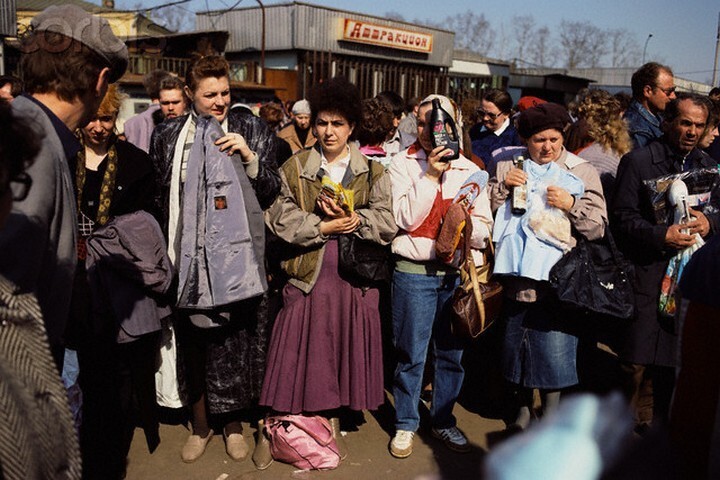 Прогулка по Москве 1992 года 