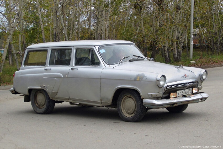 Крайне редкий экземпляр - ГАЗ-22 обитает в Амурске - а123ам27. 