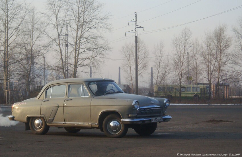  к690на27 1969 года на Северном шоссе возле "Спецавтохозяйства".