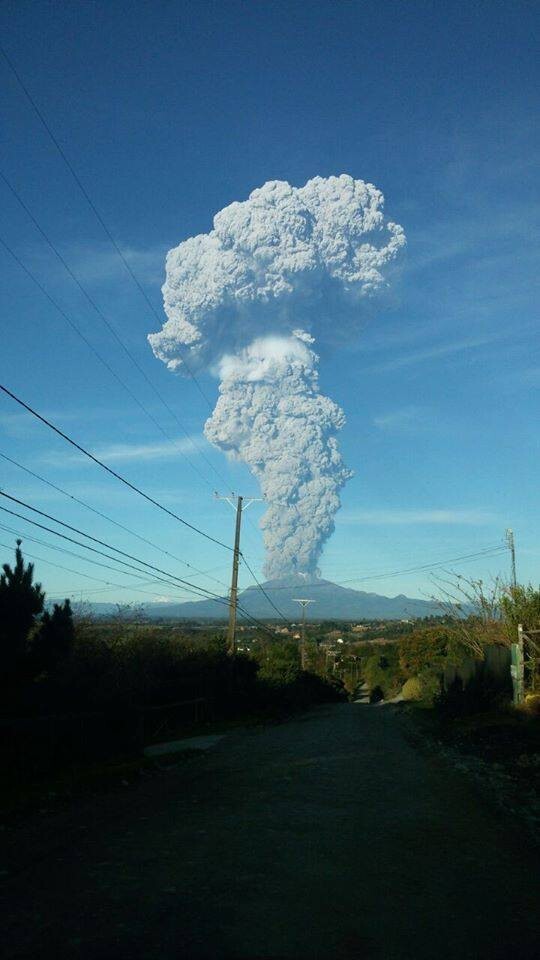 Началось извержение вулкана Кальбуко