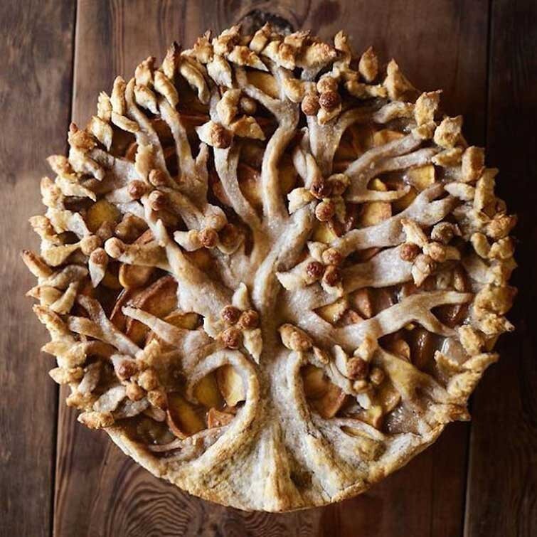 Пирог "Растущее дерево"