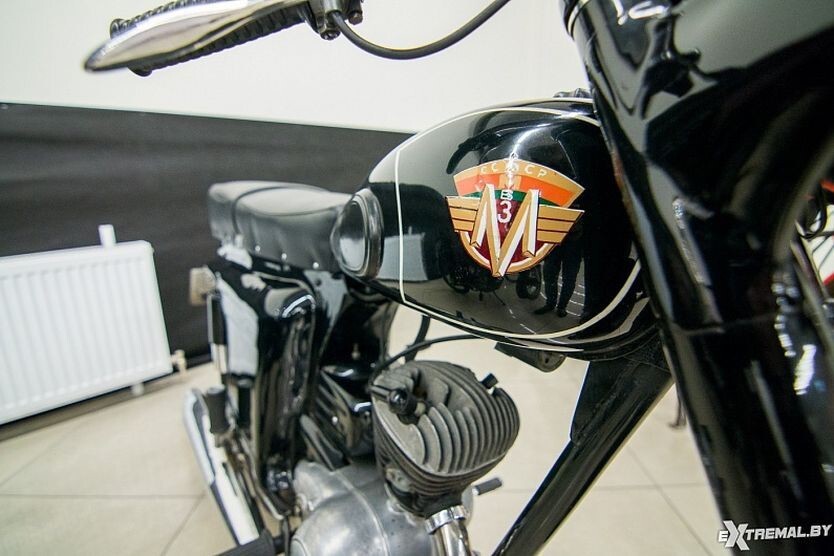 Выставка ретро-мотоциклов в Минске
