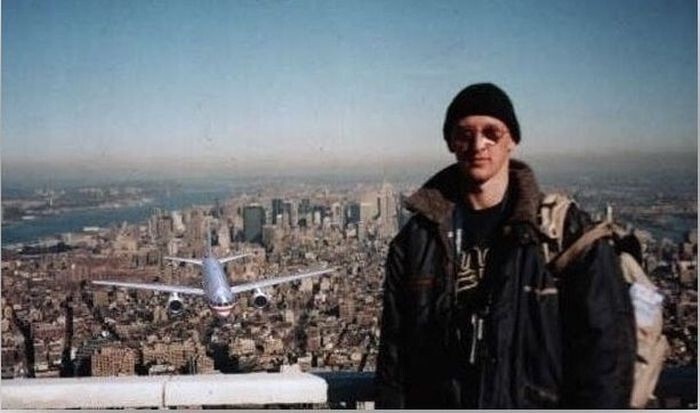 Турист сделал этот снимок перед терактом 11 сентября, и кто-то после обнаружил его камеру. 