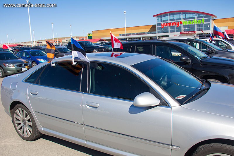 В Канаде прошел Автопробег в честь 70-ти летия победы