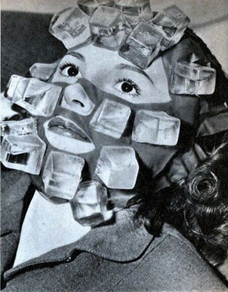 10. Компресс со льдом против похмелья, придуманный в 1947 году сотрудником Max Factor для голливудских актрис