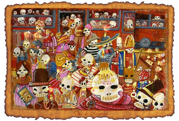 Dia de los Muertos или мексиканский День Мертвых!