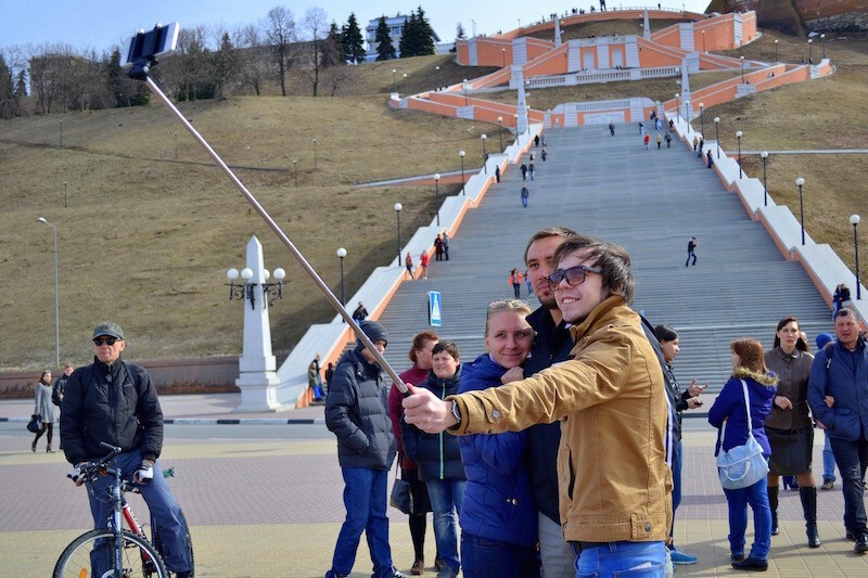  Мегаселфи на Волге