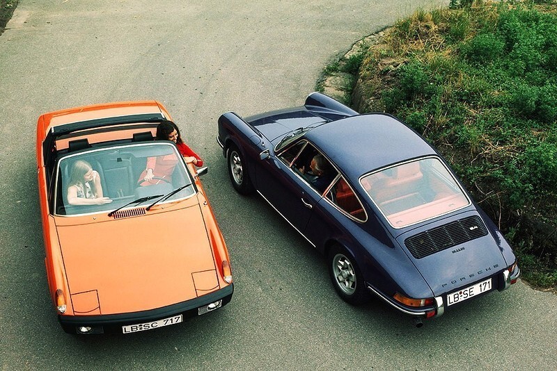 Volkswagen-Porsche 914 - среднемоторный двухместный родстер