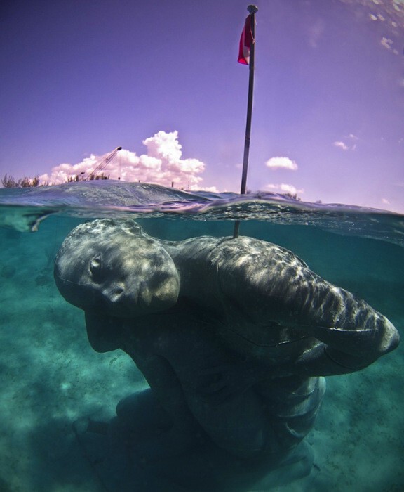 Ocean Atlas - грандиозная подводная скульптура от Jason deCaires Taylo
