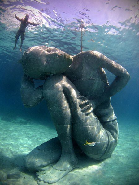 Ocean Atlas - грандиозная подводная скульптура от Jason deCaires Taylo