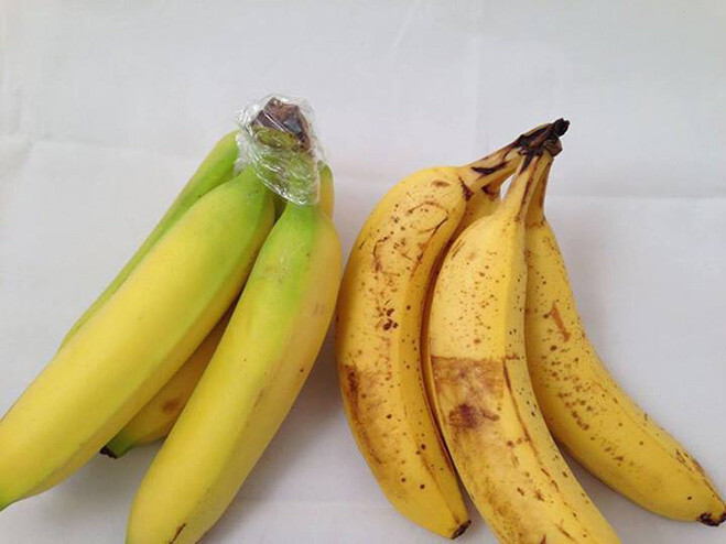 16. Оборачивай корешок связки бананов скотчем