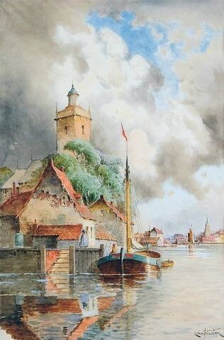 Художник Louis van Staaten