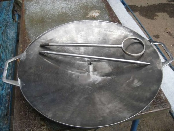 Костровая сковородка из дисковой бороны