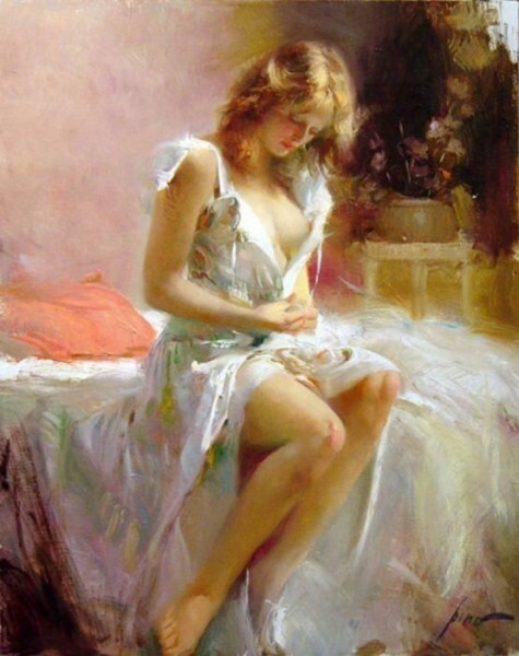 Итальянский иллюстратор и художник Pino Daeni