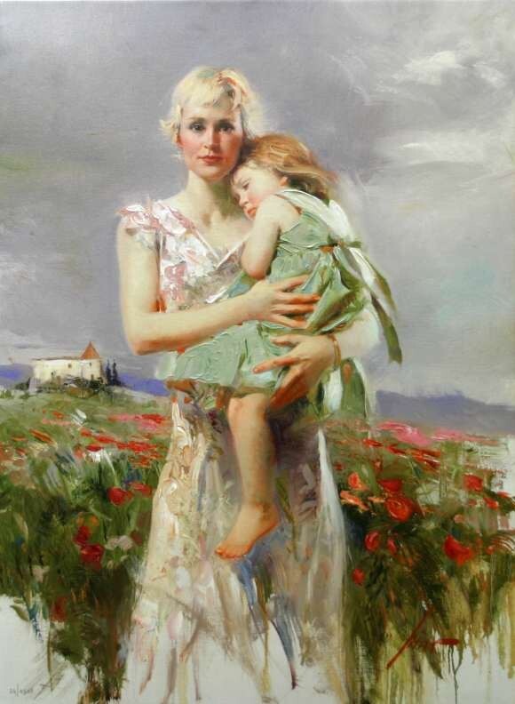 Итальянский иллюстратор и художник Pino Daeni