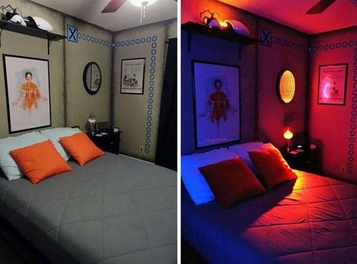 Спальня в Portal-стиле