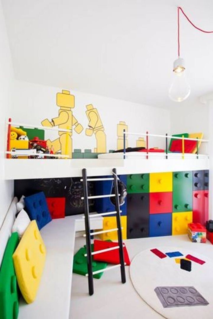 Игровая комната в Лего-стиле