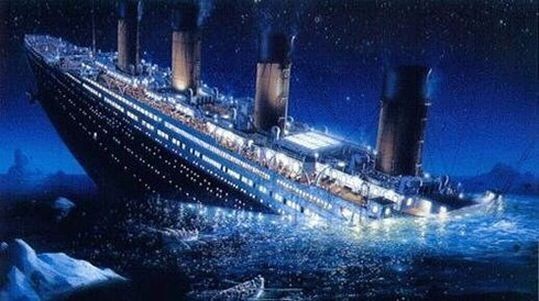 10 «Титаник» был настолько огромен, что тонул целых 2 часа 40 минут.