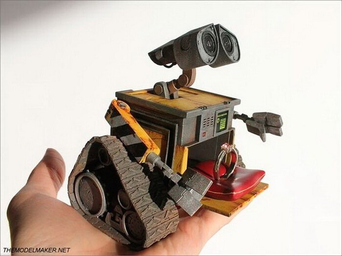 Коробочка для кольца в виде милого робота Wall-E