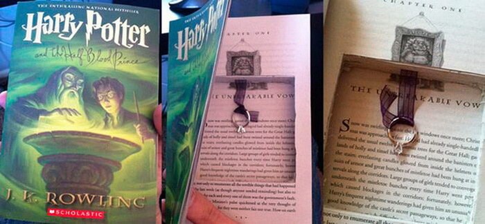 Предложение в книге о Гарри Поттере