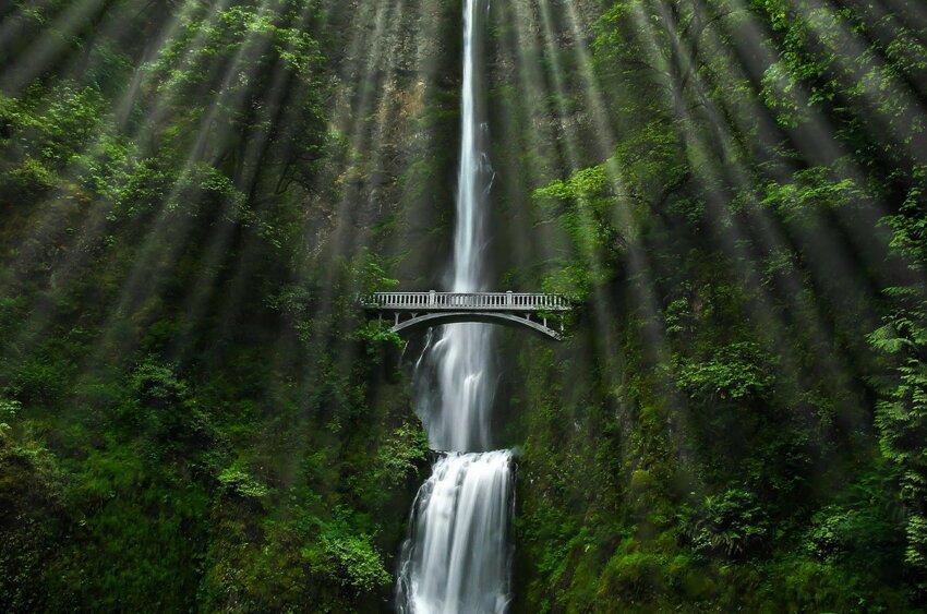 Водопад Малтнома-Фолс, штат Орегон, США
