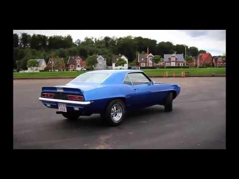1969 Camaro RS SS With slowmotion burnout 