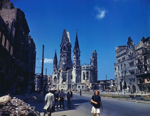 Берлин 1945, цветные съёмки, HD 1080p