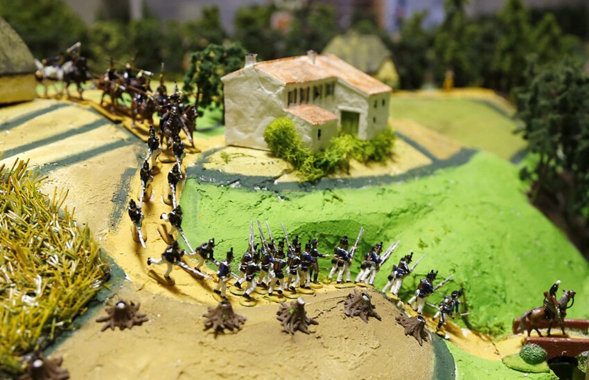 Битва при Ватерлоо в миниатюре