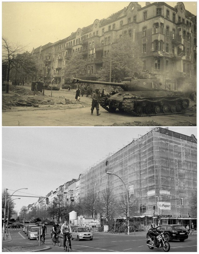 Сравнительная подборка Берлина в военное и мирное время