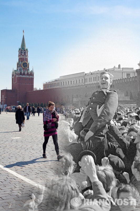  Прогулка по Москве 1945 года