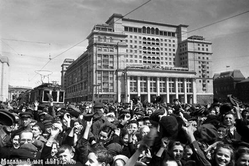  Прогулка по Москве 1945 года