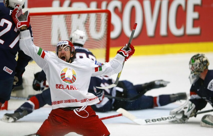 Чемпионат мира по хоккею. Беларусь обыграла США 5-2