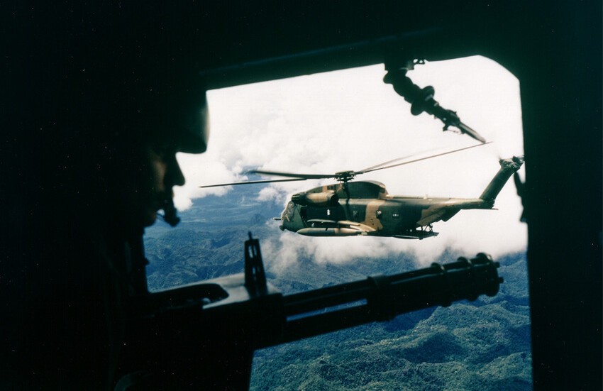Вертолёты армии США в войне во Вьетнаме.