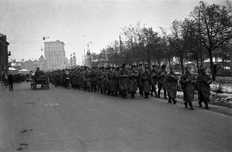 Московское ополчение. Октябрь 1941 г