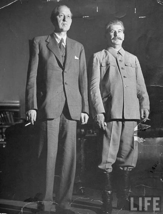 Посланник Рузвельта Гопкинс и Сталин, июль 1941