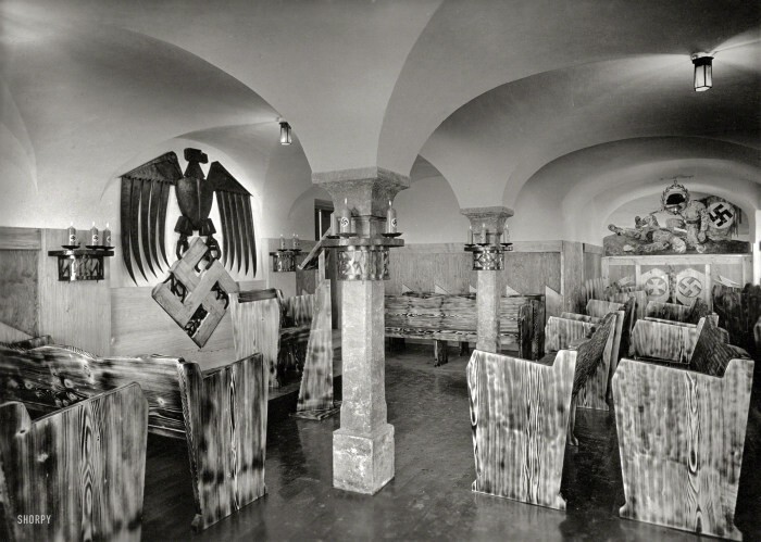 Интерьер конференц–зала НСДАП, Бавария, 1938