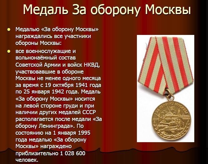 Ордена и медали времен ВОВ
