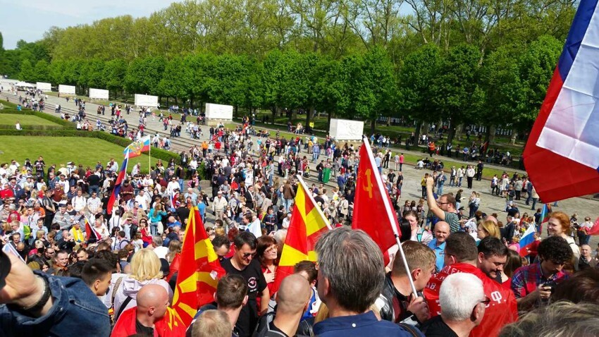 День победы в Берлине. "Трептов Парк" 9 Мая! 