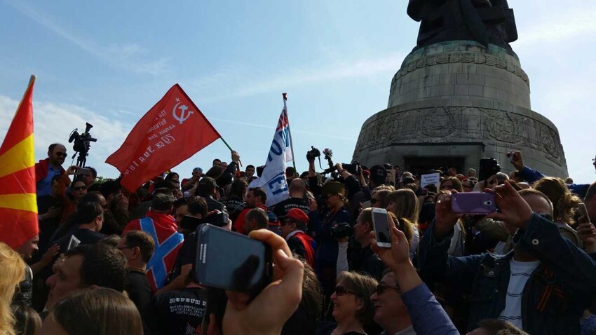 День победы в Берлине. "Трептов Парк" 9 Мая! 