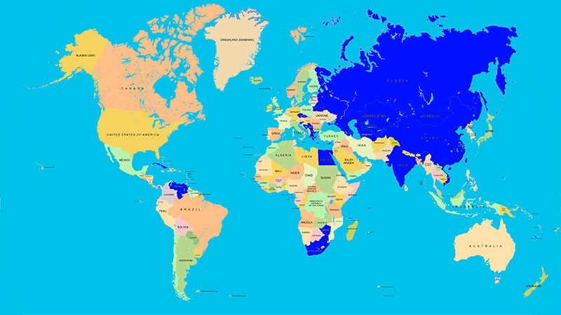Карта международной изоляции и бойкота России