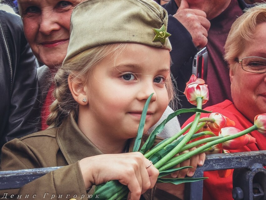 Парад победы в Донецке 9.05.2015. 