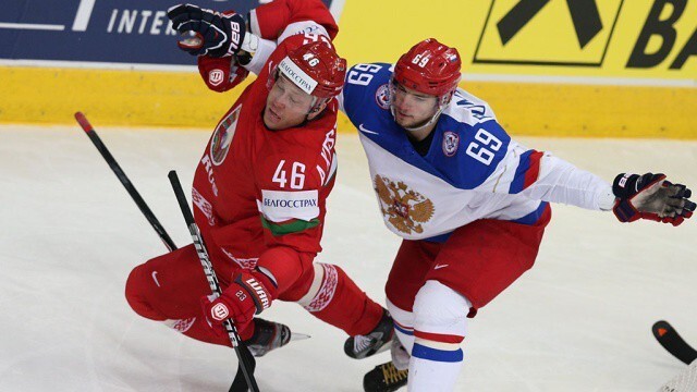 Чемпионат мира. Хоккей. Россия разгромила Беларусь 7-0