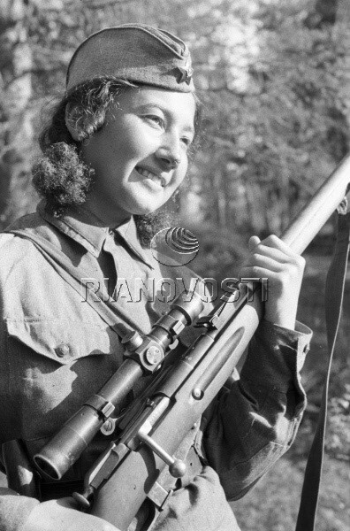 Лучшие советские женщины-снайперы Великой Отечественной войны